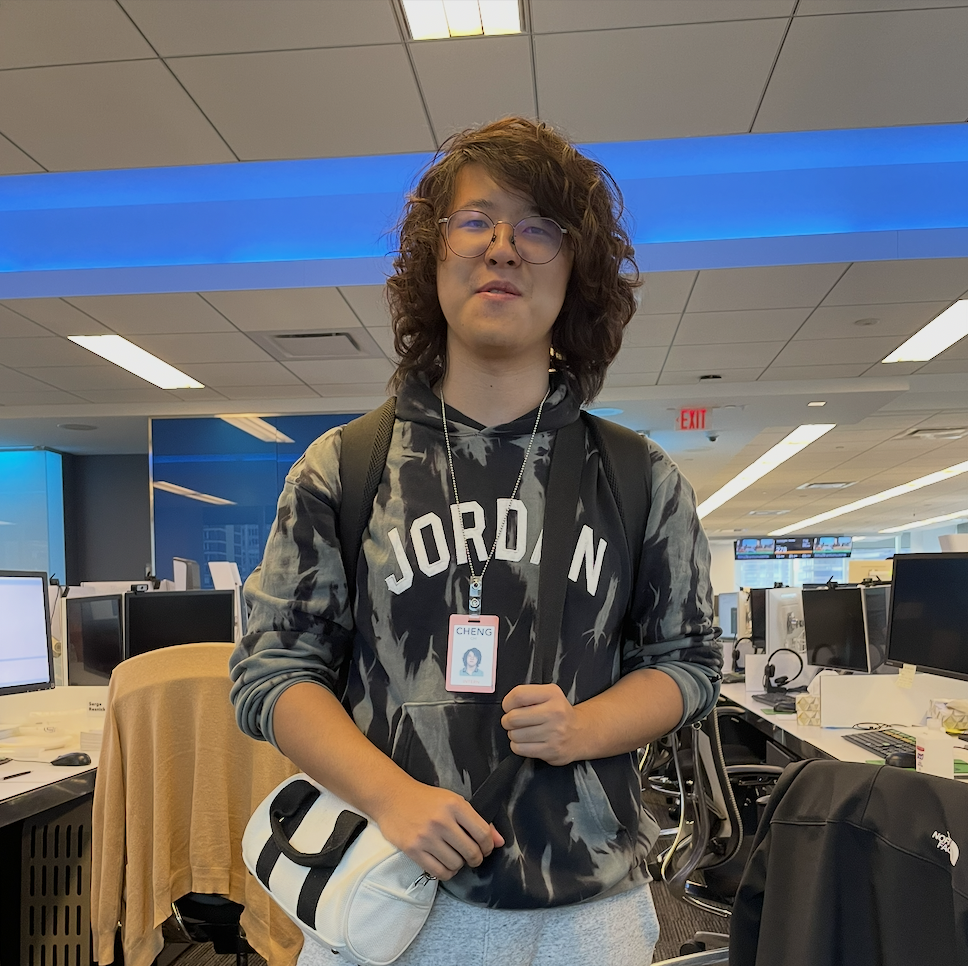 At the Bloomberg office in NYC